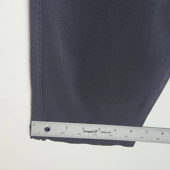 Current/Elliott Black The Confidant Cropped Chino Pants Size 31 NWT - Picture 6 of 12